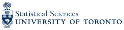 Logo of University of Toronto, Statistical Sciences