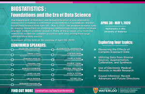 Biostatistics Conference April 30th and May 1st.